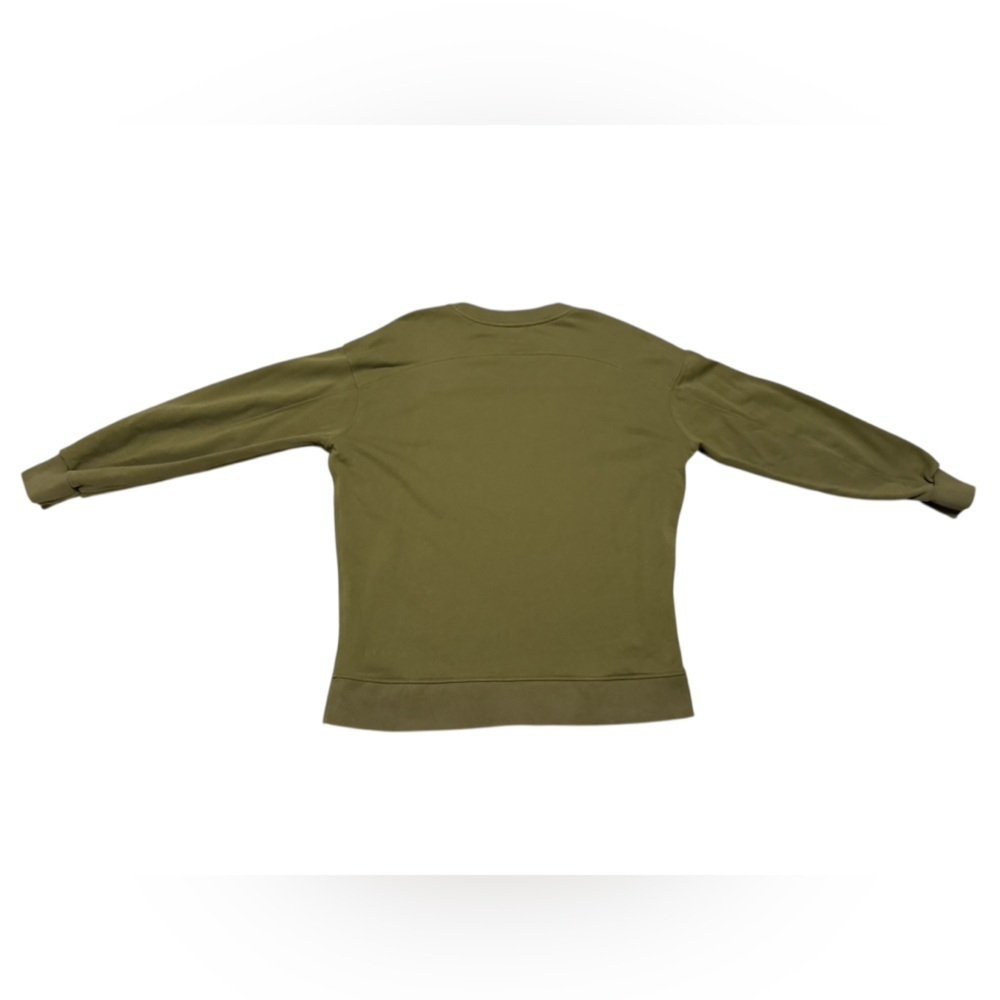 LuluLemon Perfectly Oversized Crew In Green Size Medium/ Large - Picture 7 of 9